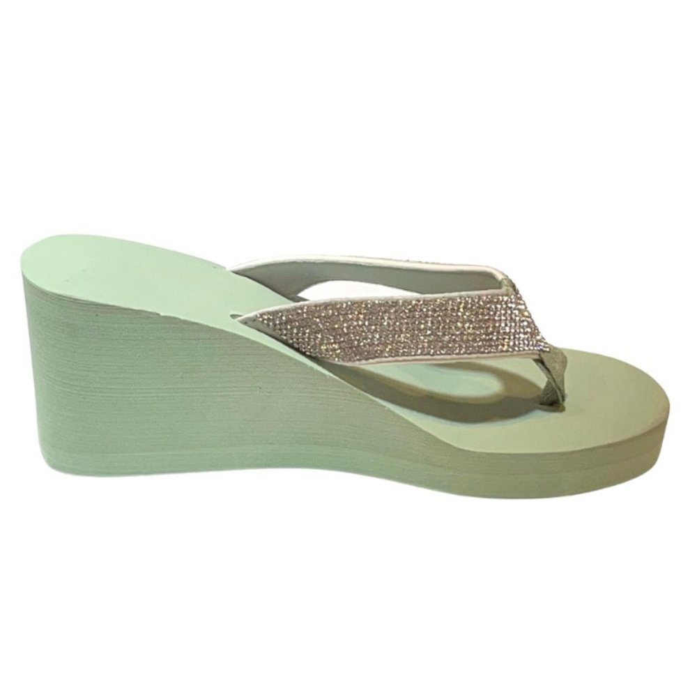 SAGE WEDGES FLIP-FLOPS